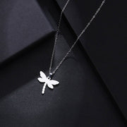 Women Dragonfly Shape Stainless Steel Jewelry Set