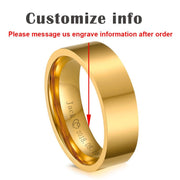 Personalize His and Hers Wedding Ring