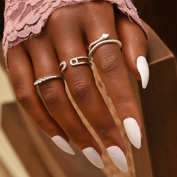 Women Bohemian Ring Set