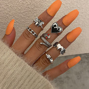 Women Bohemian Ring Set