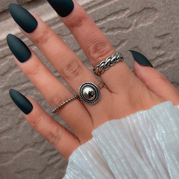 Women Bohemian Ring Set